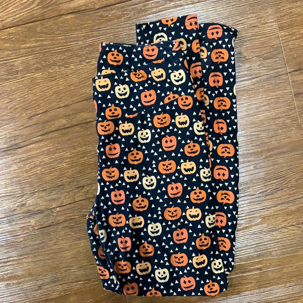 Jamby pumpkin leggings one size
